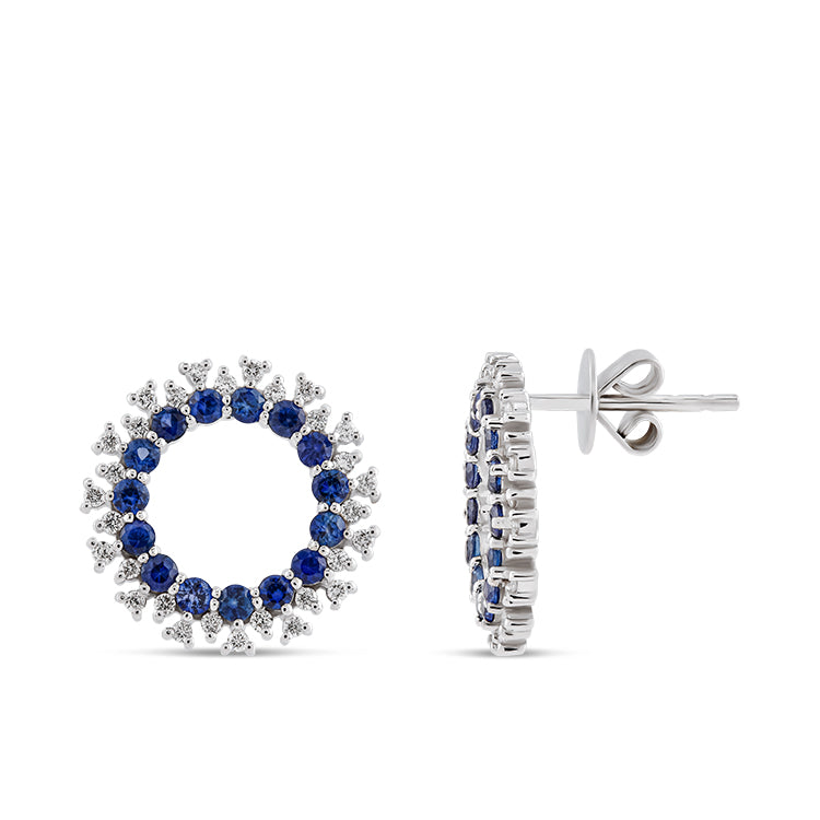 1.22 ct. Saphir Ohrringe