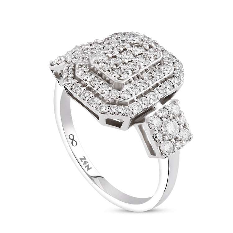 0.84 ct. Design Diamantring