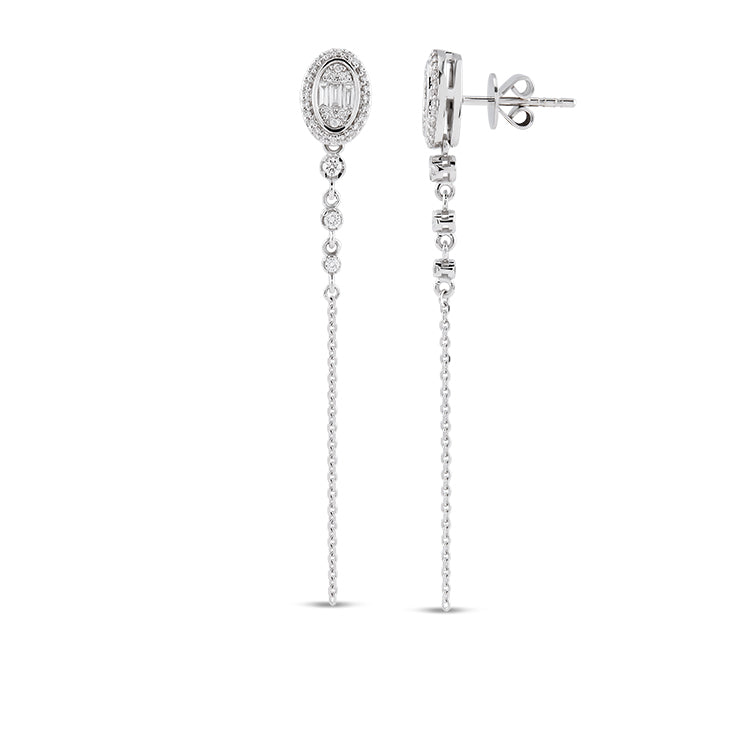 0.34 ct. Design Diamond Earrings