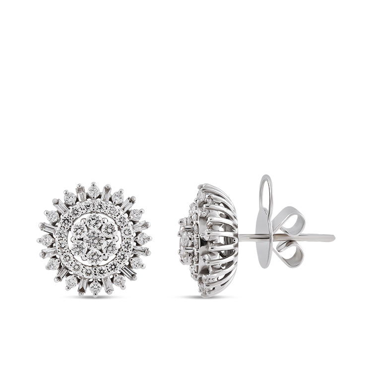 0.98 ct. Design Diamond Stud Earrings