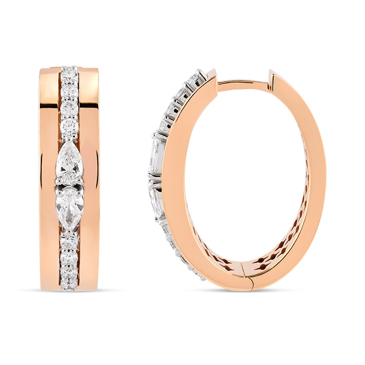 1.09 ct. Design Diamond Earrings