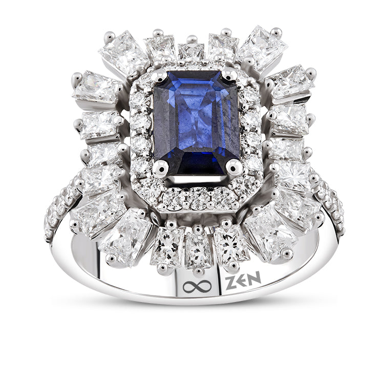 2.59 ct. Saphir Ring