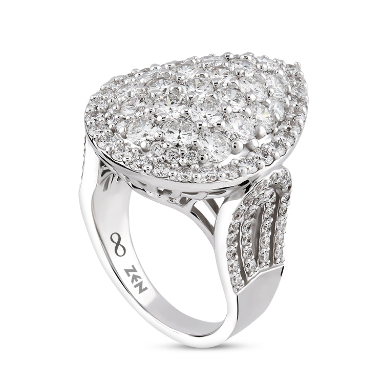 3.76 ct. Design Diamantring