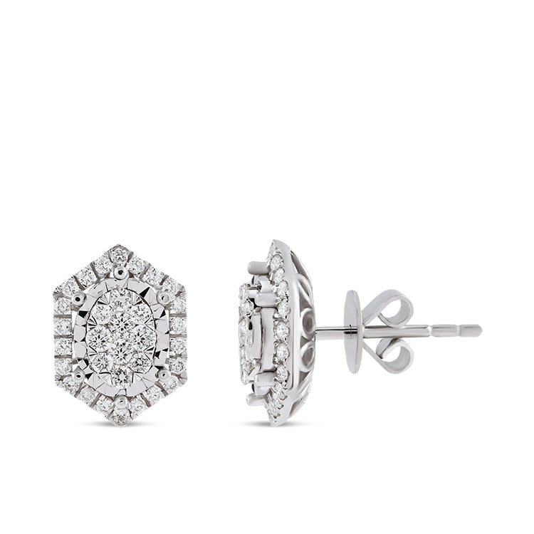 0.52 ct. Design Diamond Stud Earrings