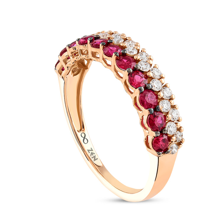 0.93 ct. Rubin Ring
