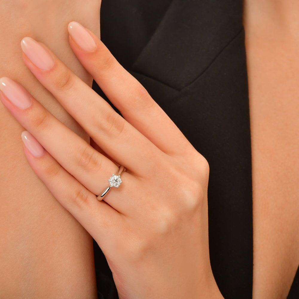 Solitär Diamant Verlobungsring