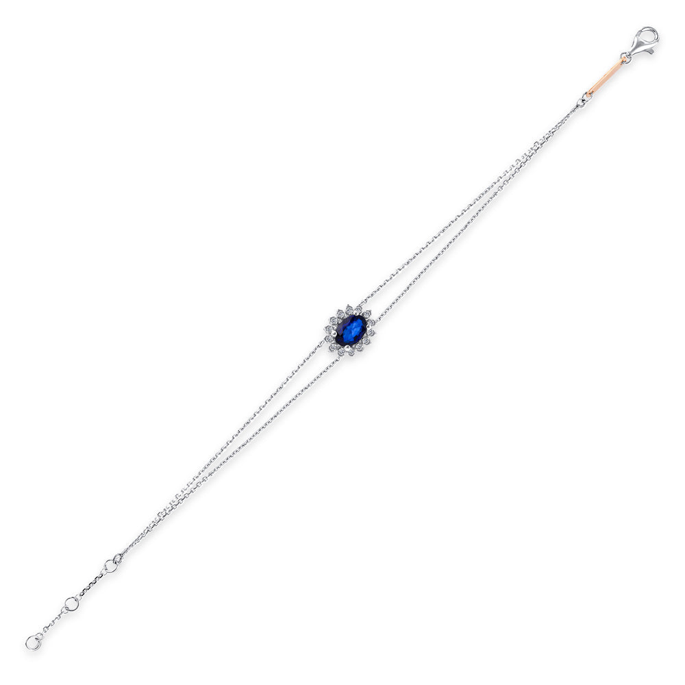 0.76 ct. Sapphire Bracelet