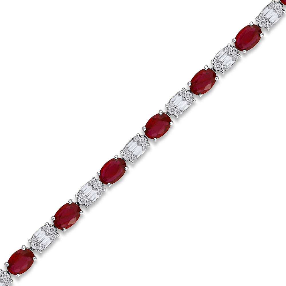 Rubin Armband