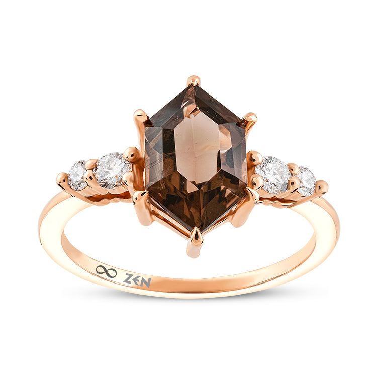 Rauchquarz Ring