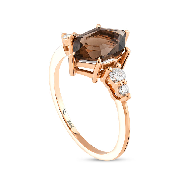 Rauchquarz Ring