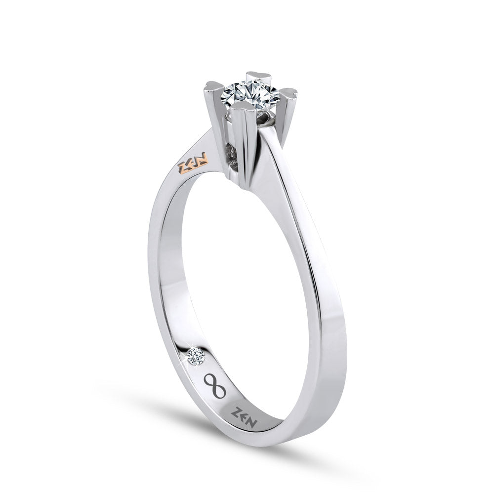 Solitär Diamant Verlobungsring
