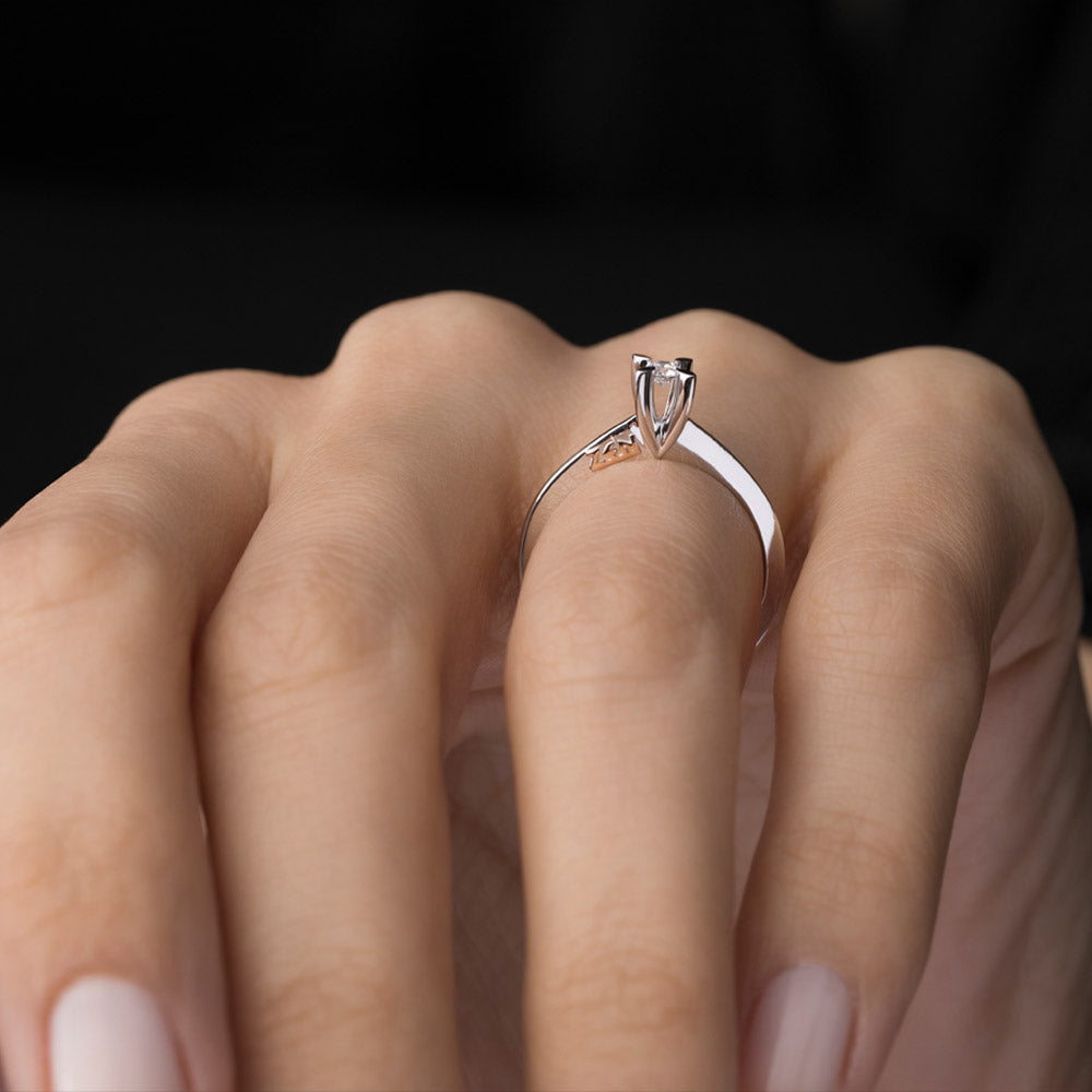 Solitär Diamant Verlobungsring