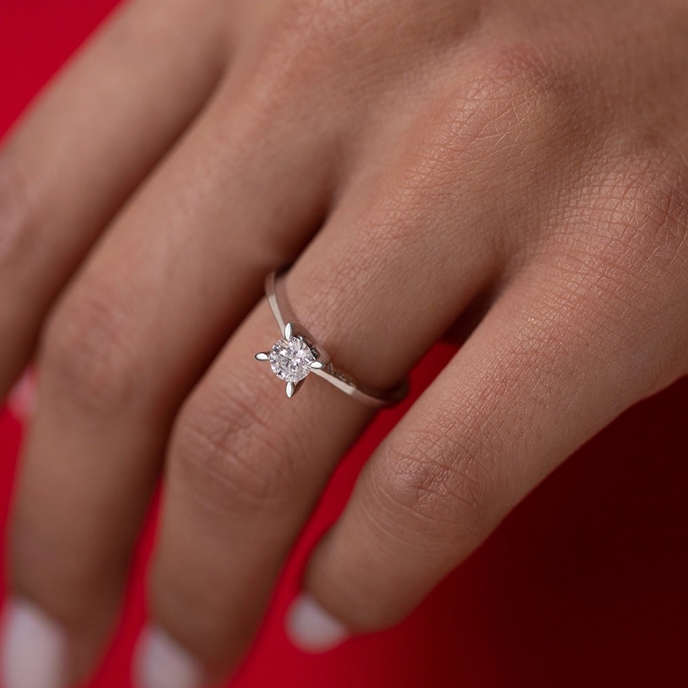 Solitär Diamant Verlobungsring