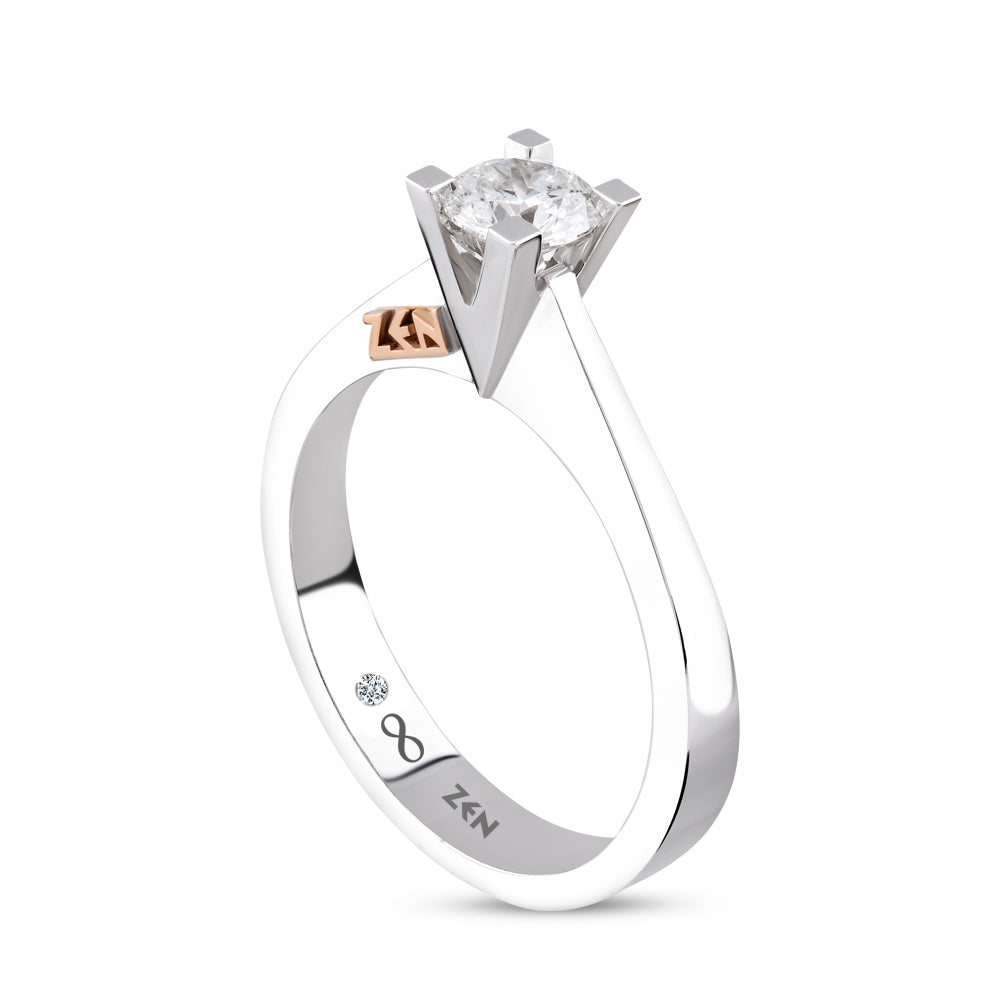 Solitär Diamant Verlobungsring