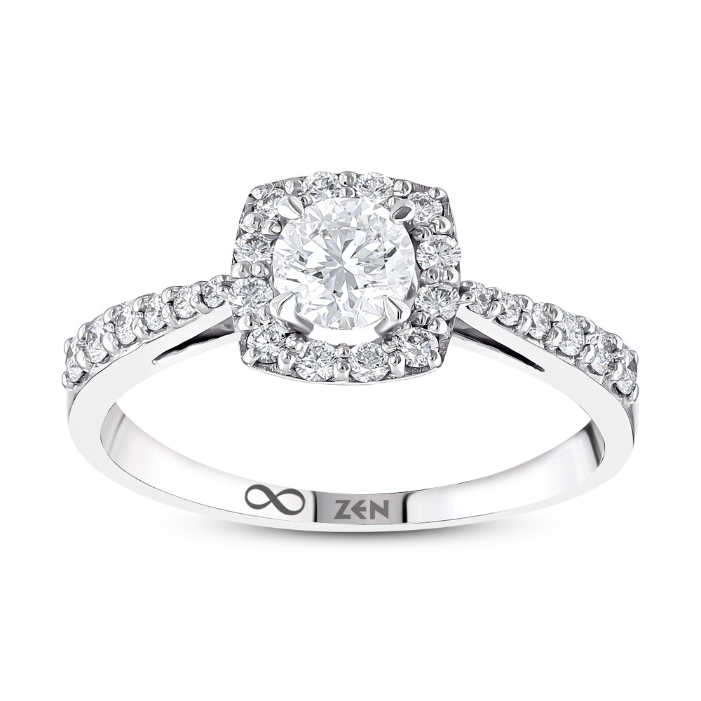 Moderner Diamant Verlobungsring