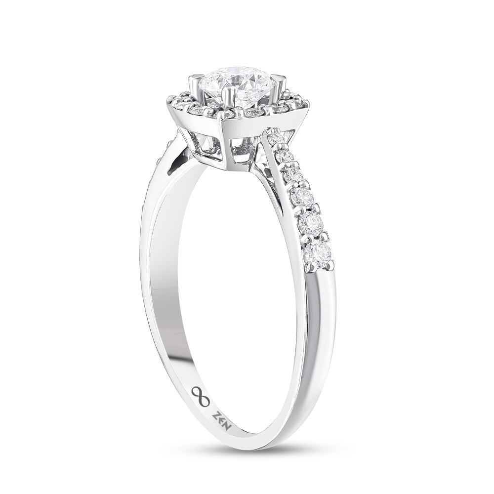 Moderner Diamant Verlobungsring