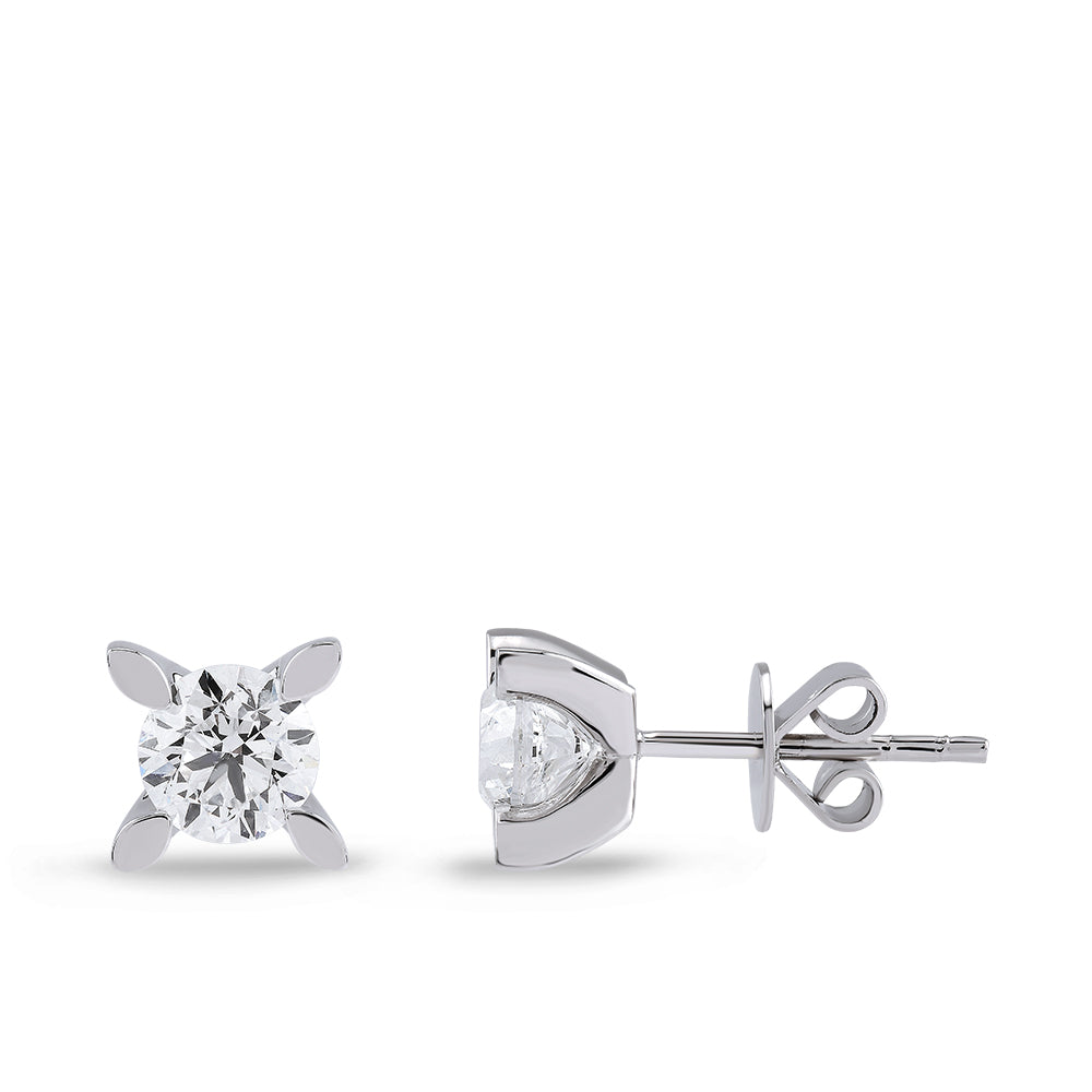 Solitär Diamant Ohrstecker