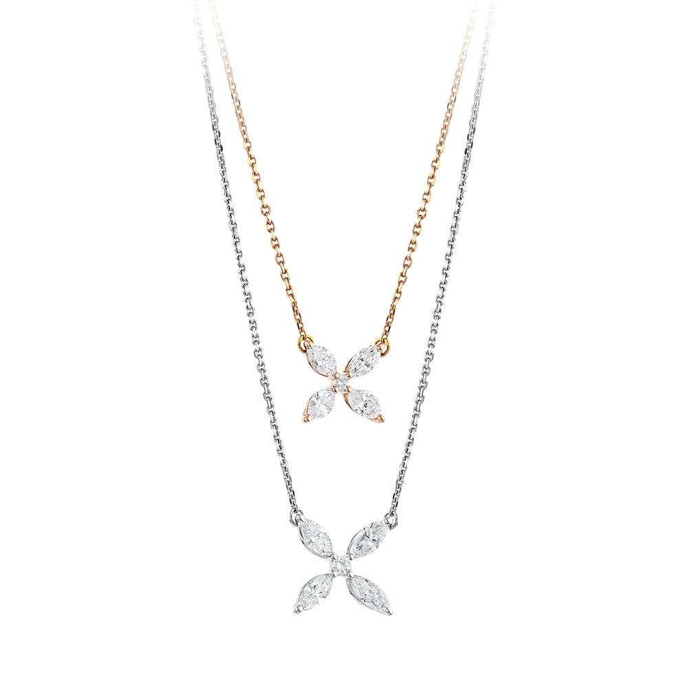 0.81 ct. Design Diamant Halskette