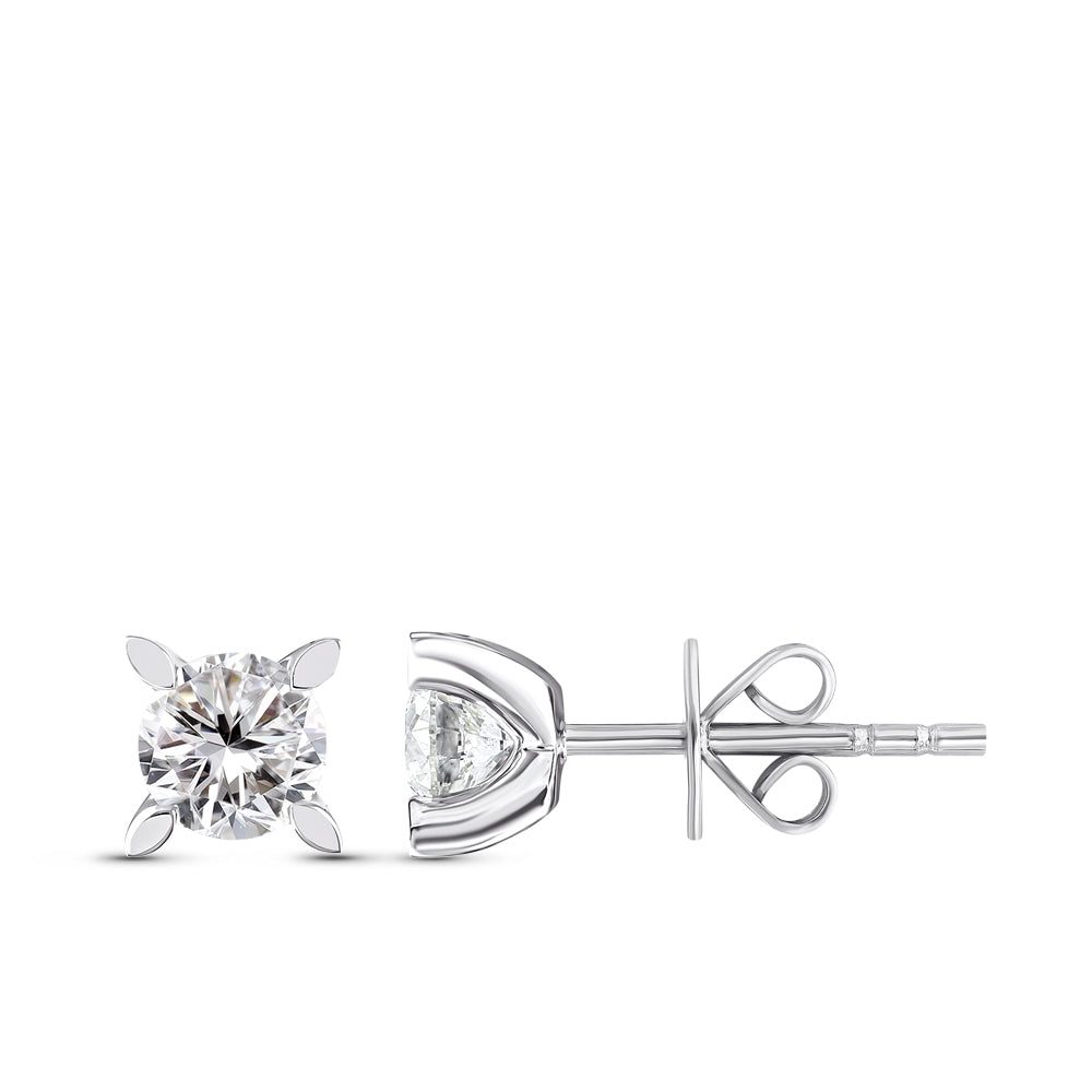 Solitär Diamant Ohrstecker