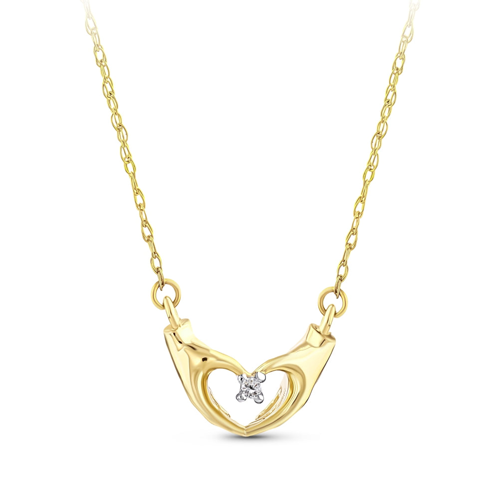 Herz Diamant Halskette