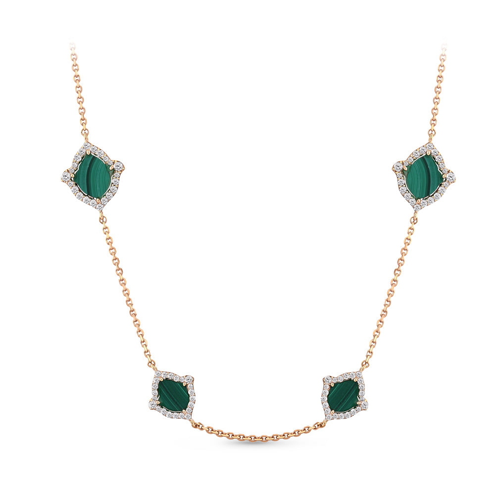 14.36 ct. Tulpe Diamant Halskette
