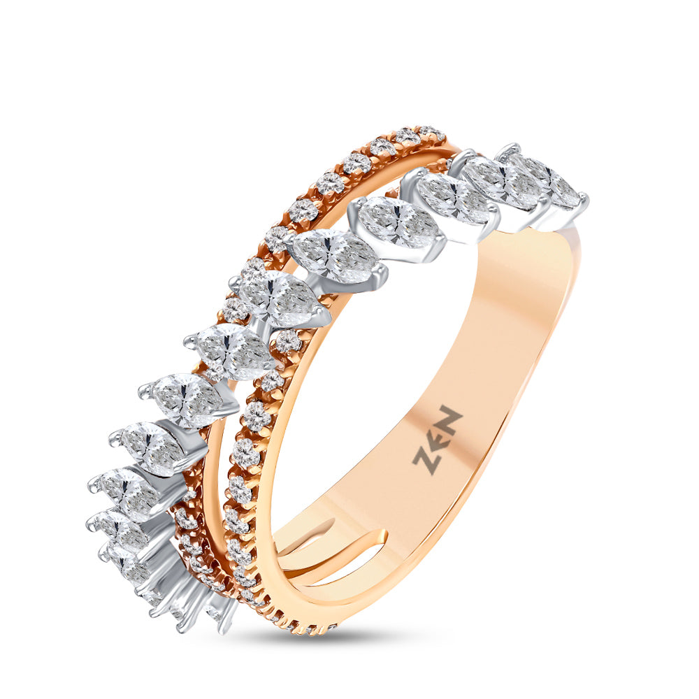 0.97 ct. Design Diamantring