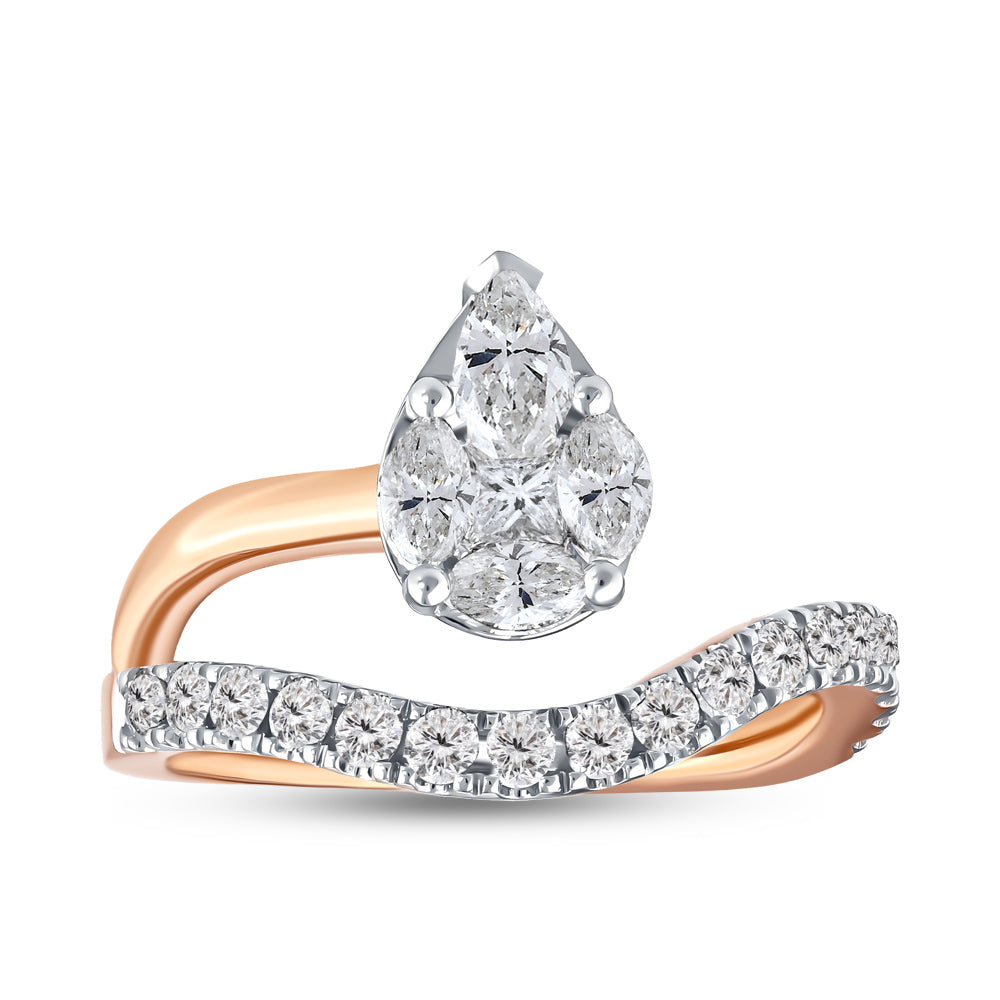 0.96 ct. Design Diamantring