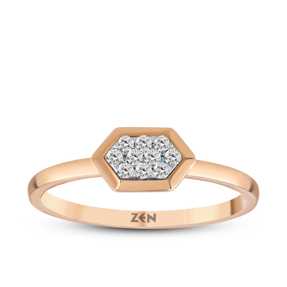 0.09 ct. Design Diamantring