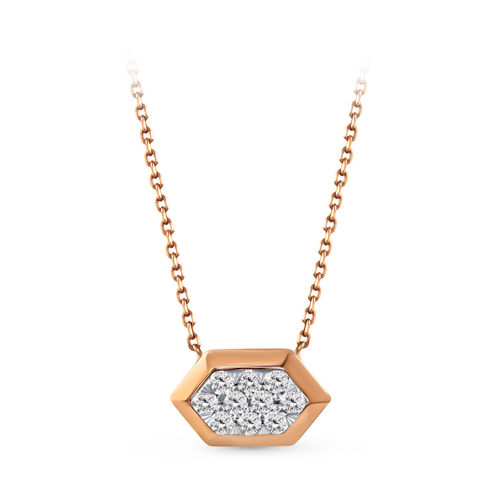 0.09 ct. Design Diamant Halskette