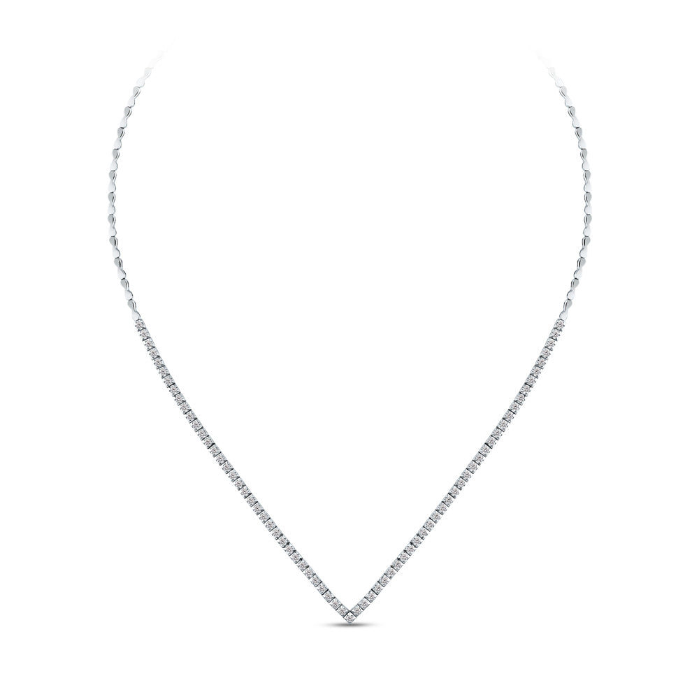 1.50 ct. Tennis Diamant Halskette