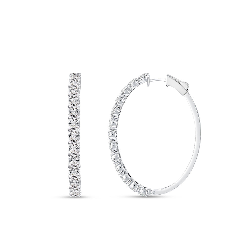 Creolen Diamant Ohrringe
