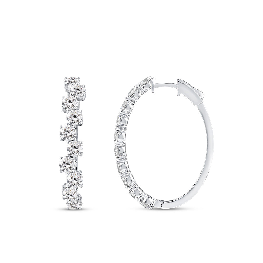 Creolen Diamant Ohrringe