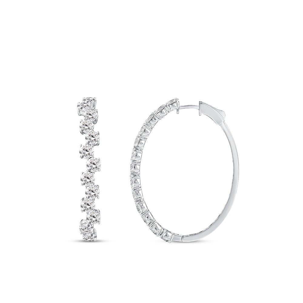 Creolen Diamant Ohrringe