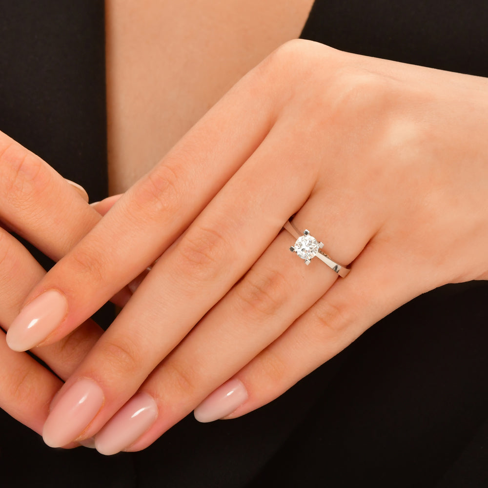 Solitär Diamant Verlobungsring