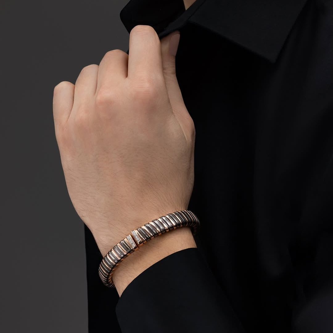 0.15 ct. Herren Diamantarmband