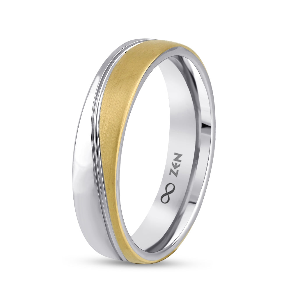 0.01 ct. Moderner Ehering fur Damen