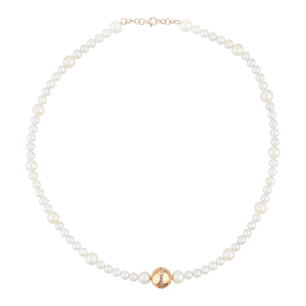 0.10 ct. Perlenkette