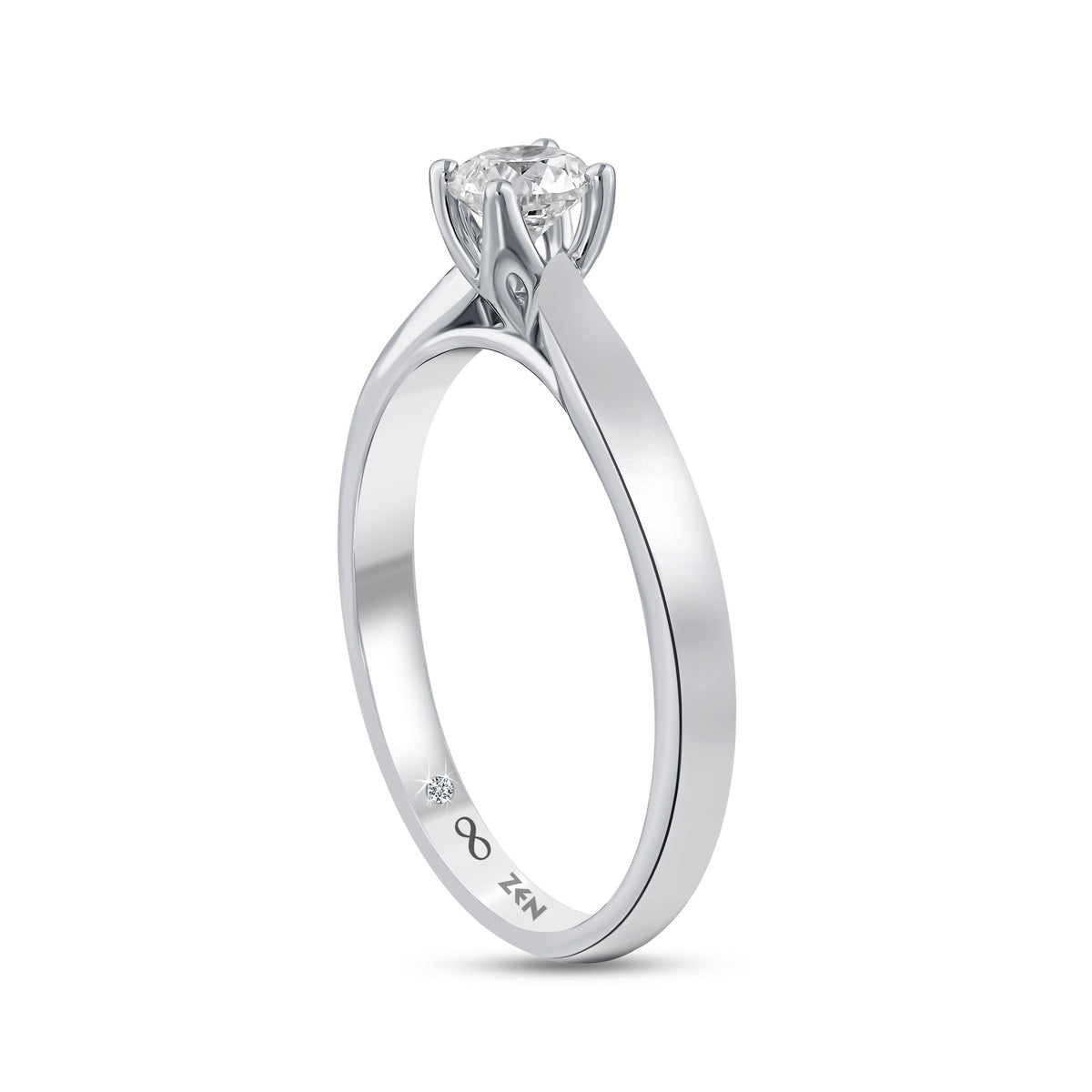 0.31 ct. Solitär Diamant Verlobungsring