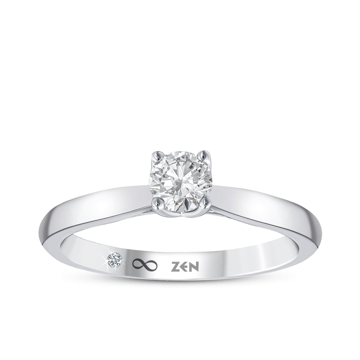 0.31 ct. Solitär Diamant Verlobungsring