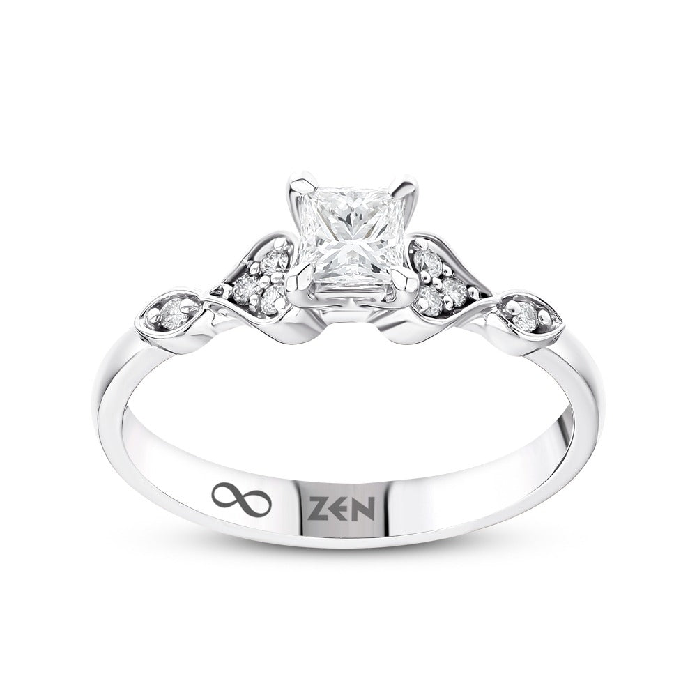0.36 ct. Moderner Diamant Verlobungsring