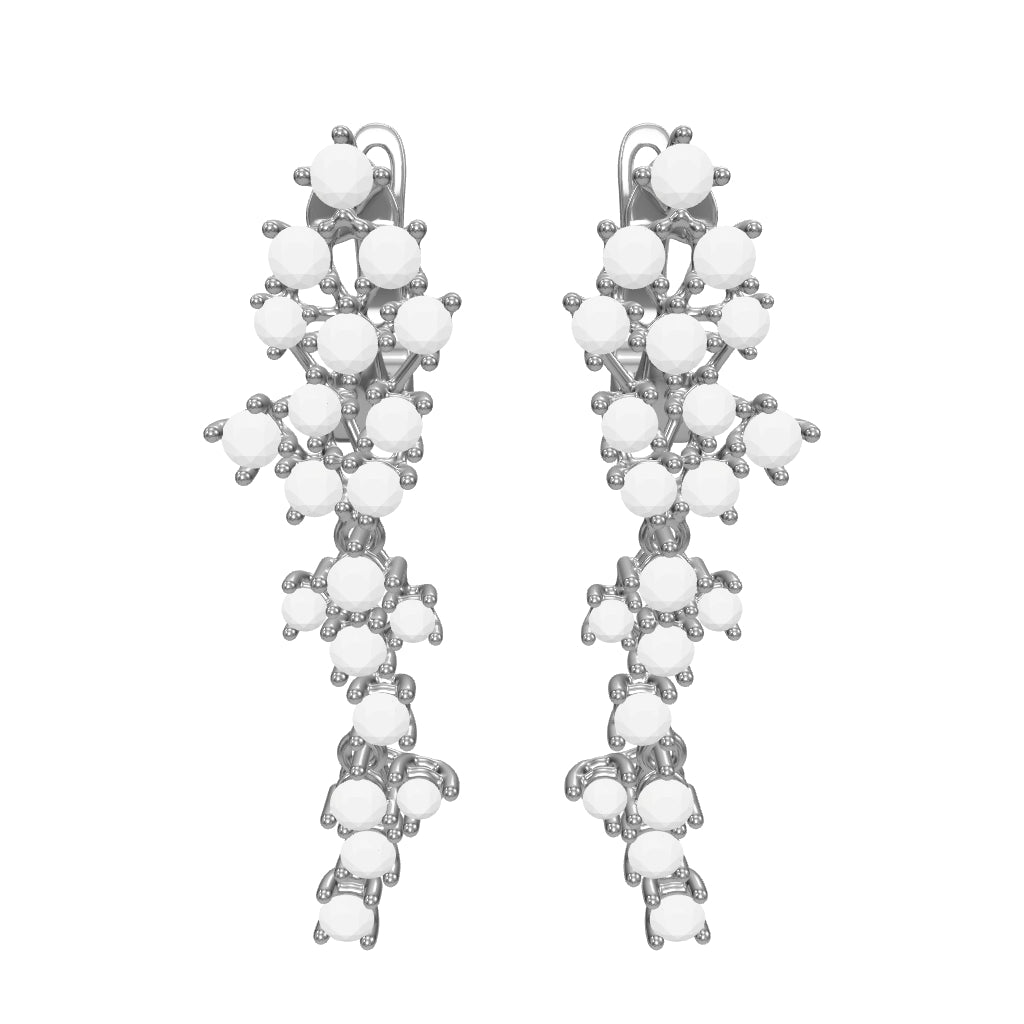 1.11 ct. Design Diamant Ohrringe