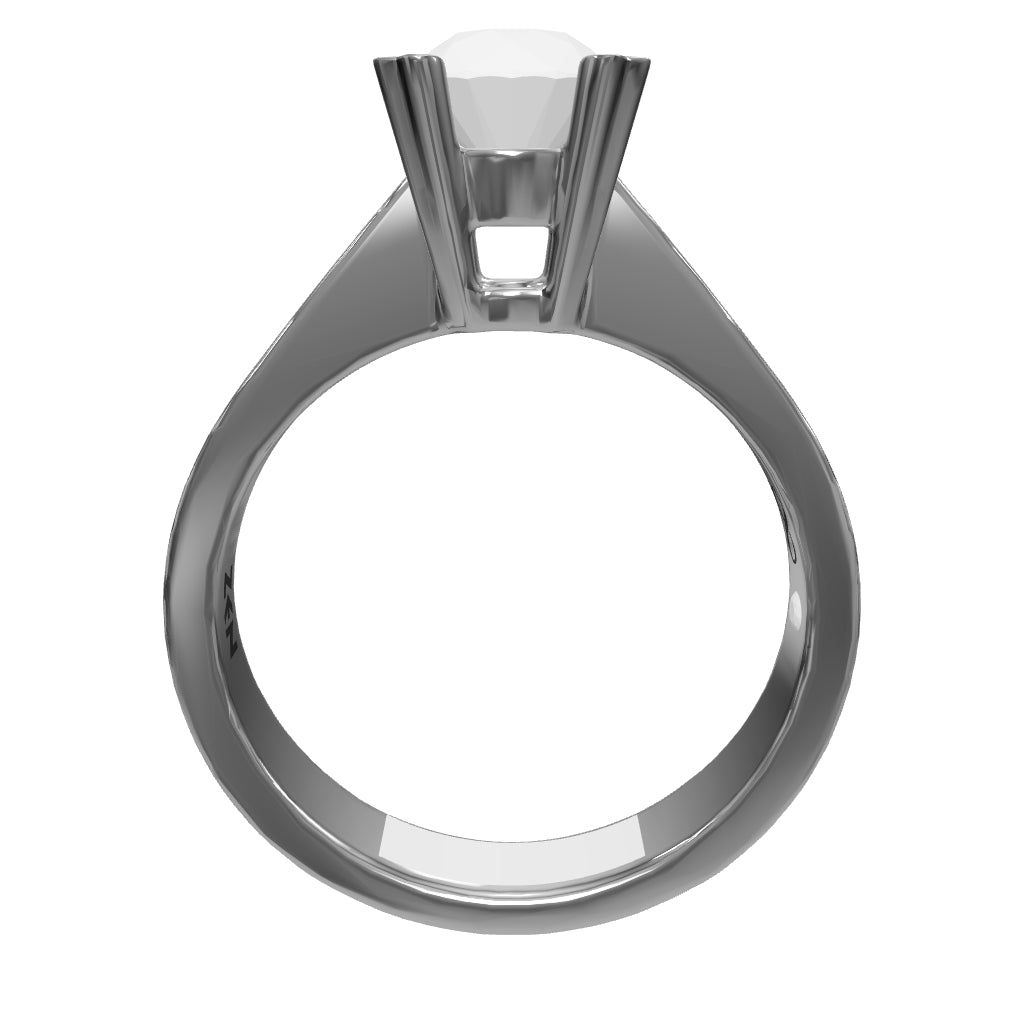 0.71 ct. Solitär Diamant Verlobungsring