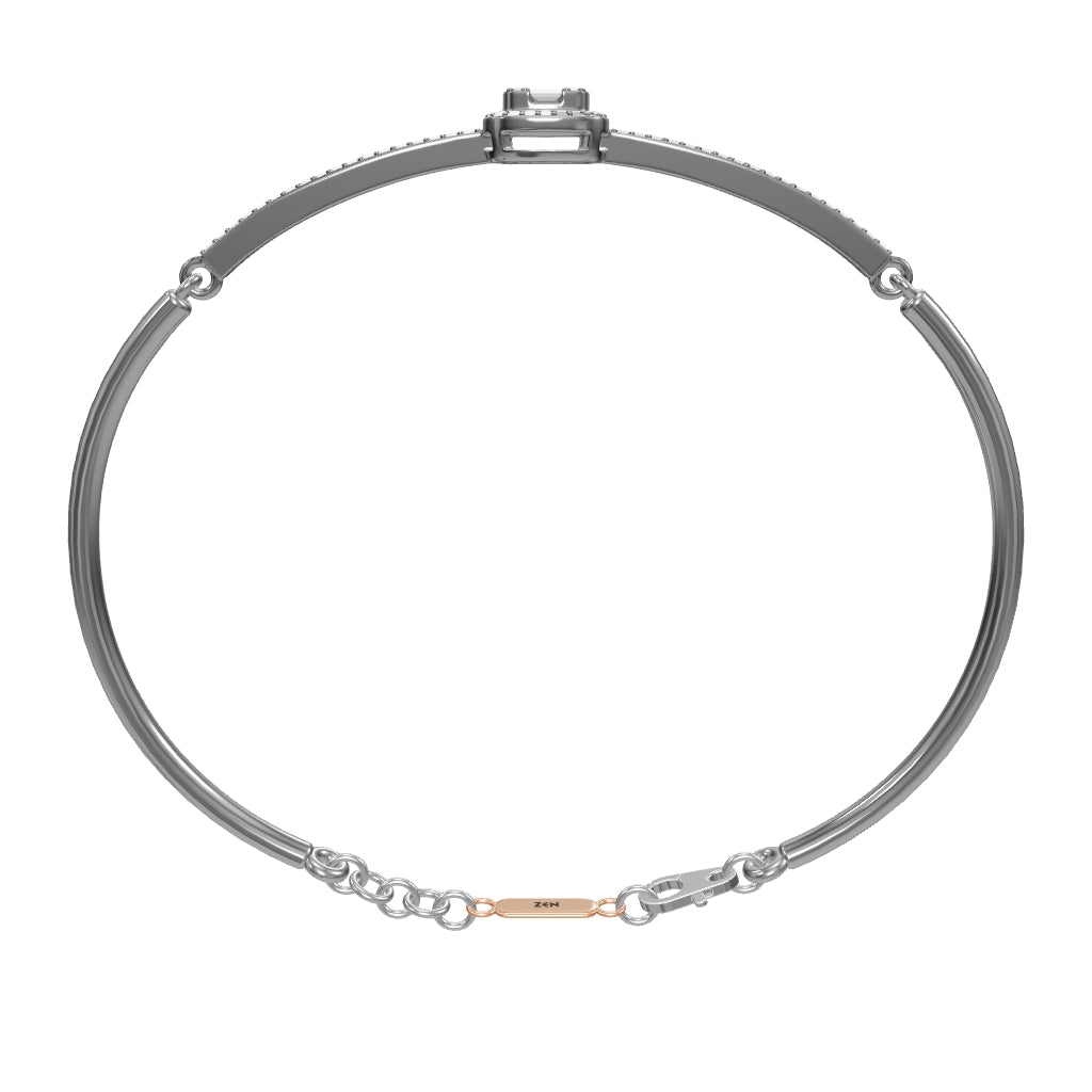 0.35 ct. Baguette Diamantarmband
