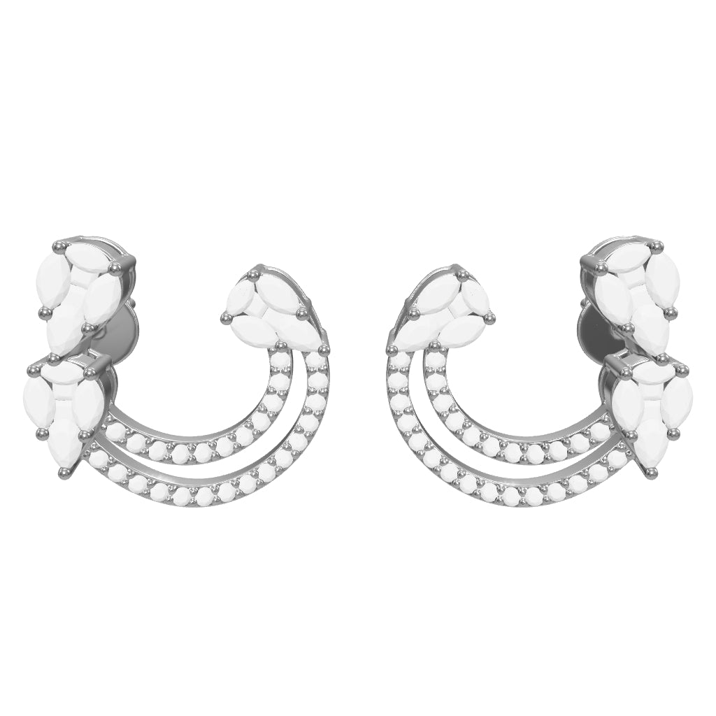 0.93 ct. Design Diamant Ohrringe