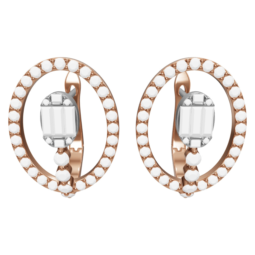 1.16 ct. Design Diamant Ohrringe