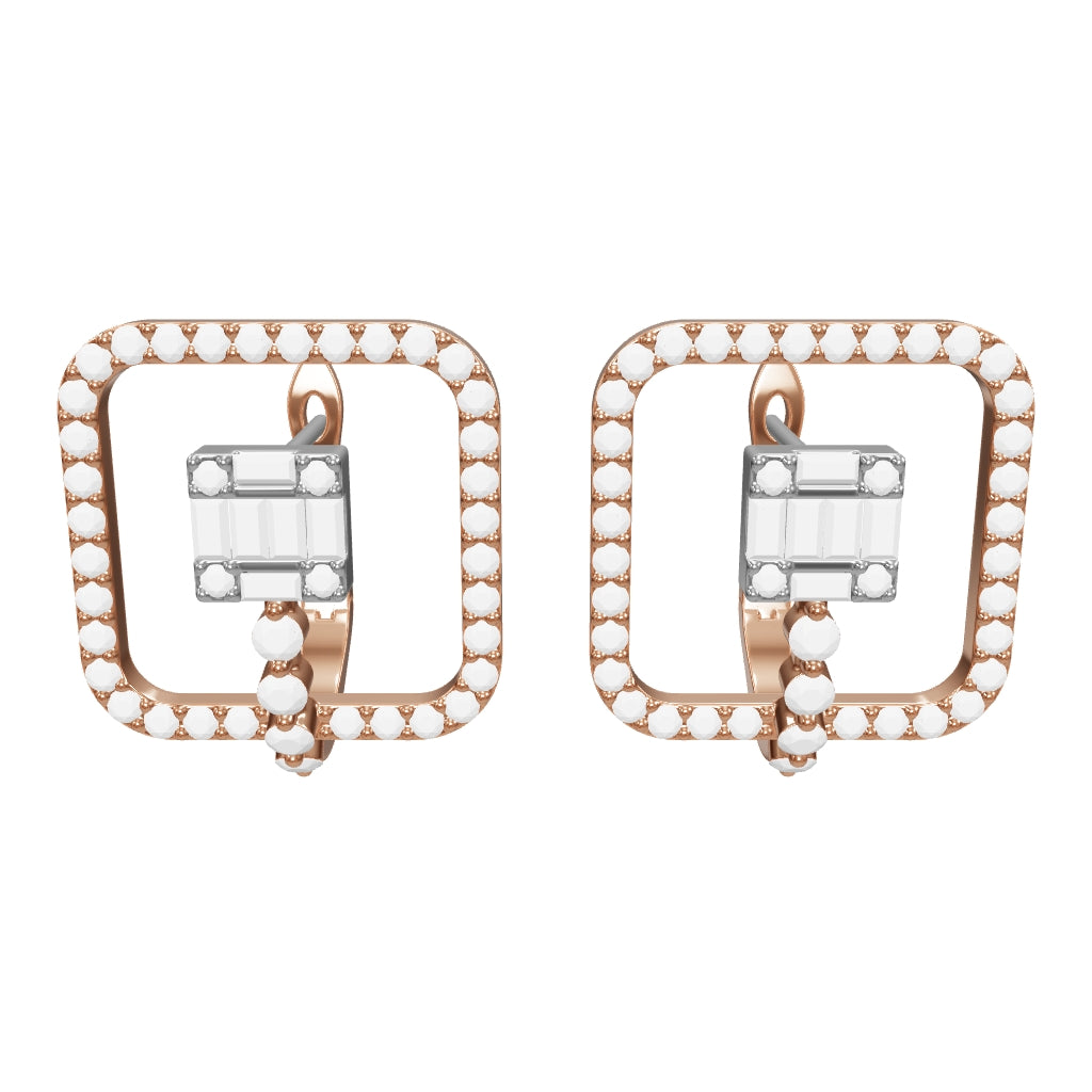 1.38 ct. Design Diamant Ohrringe