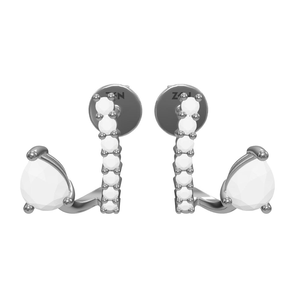 0.76 ct. Saphir Ohrringe