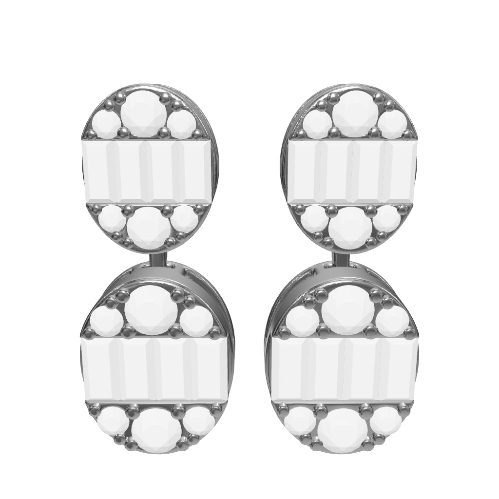 1.76 ct. Design Diamant Ohrringe