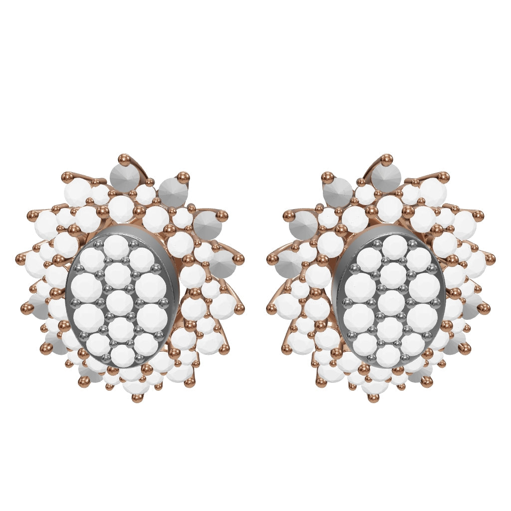 1.38 ct. Design Diamond Stud Earrings