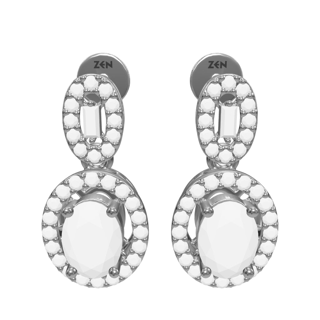 2.14 ct. Saphir Ohrringe